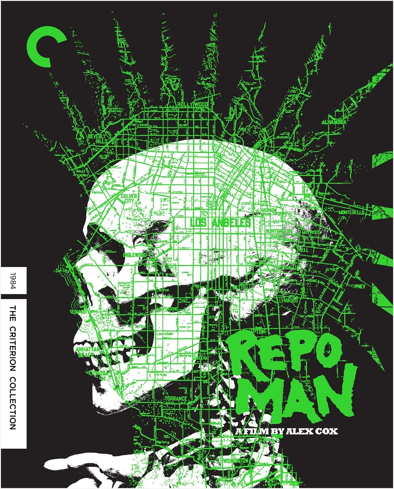 Original 1984 Repo Man Movie Poster Sci-Fi Cult high quality Classic Punk Rock 24'x 37