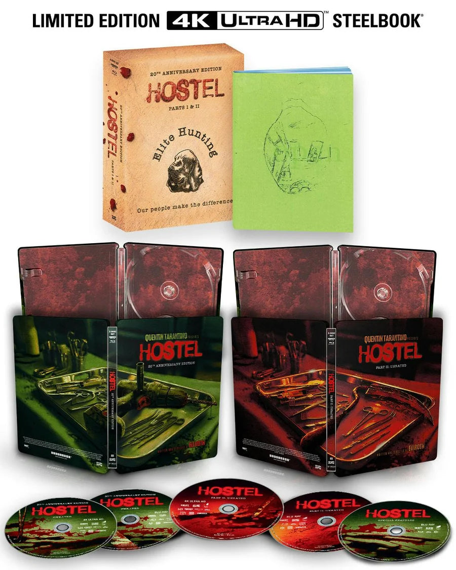 Hostel: Parts I And II (20th Anniversary Edition) [Steelbook] [4K UHD] [US]