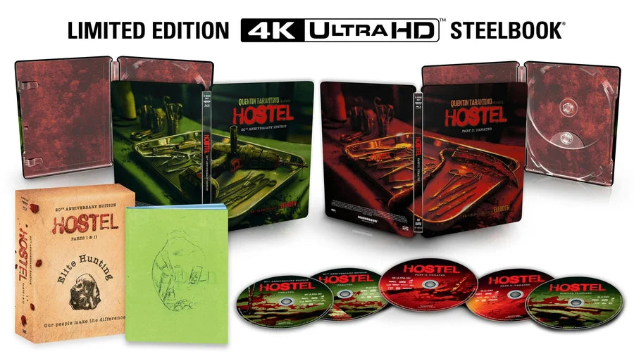 Hostel: Parts I And II (20th Anniversary Edition) [Steelbook] [4K UHD] [US]