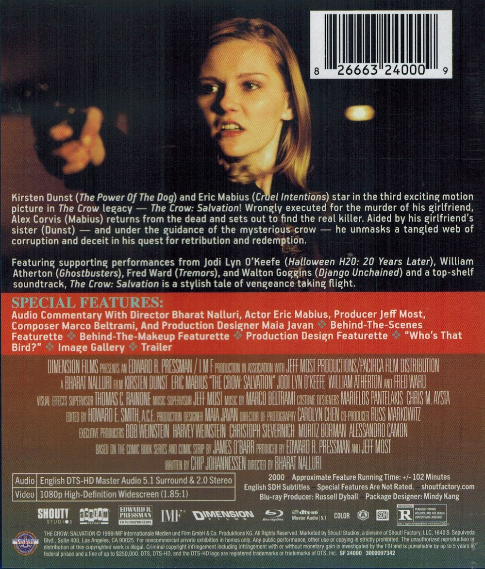 The Crow: Salvation [Blu-ray] [US]