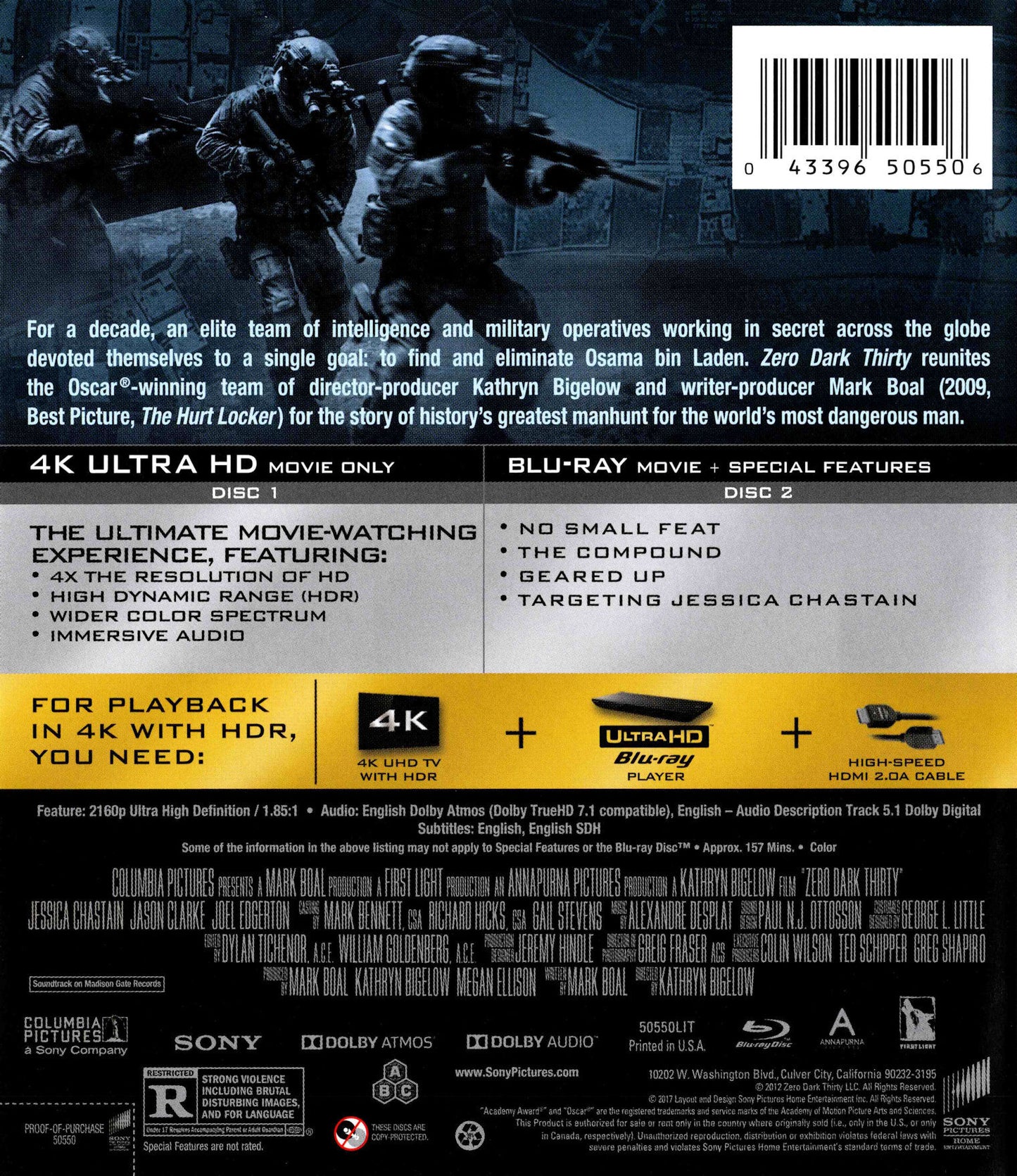 Zero Dark Thirty [4K UHD] [US]
