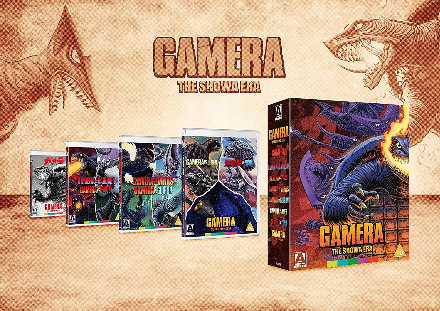Gamera: The Showa Era [Blu-ray] [UK]