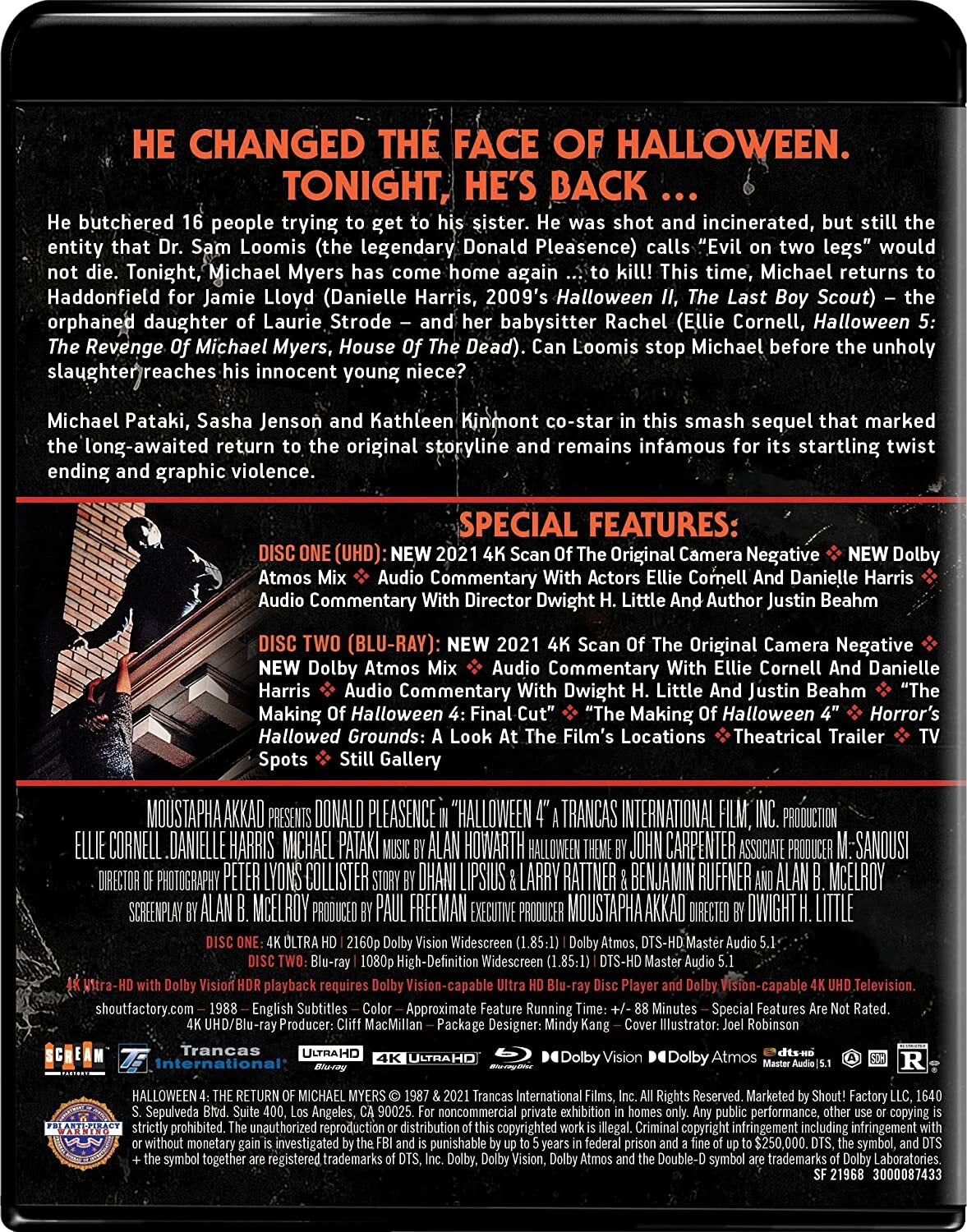 Halloween 4: The Return of Michael Myers [4K UHD] [US]