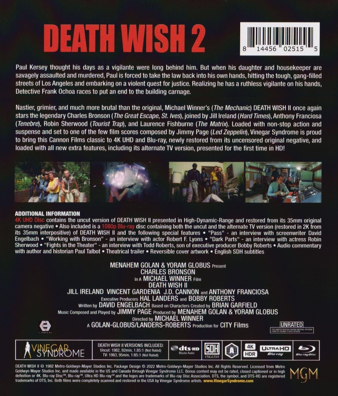 Death Wish II [4K UHD] [US]