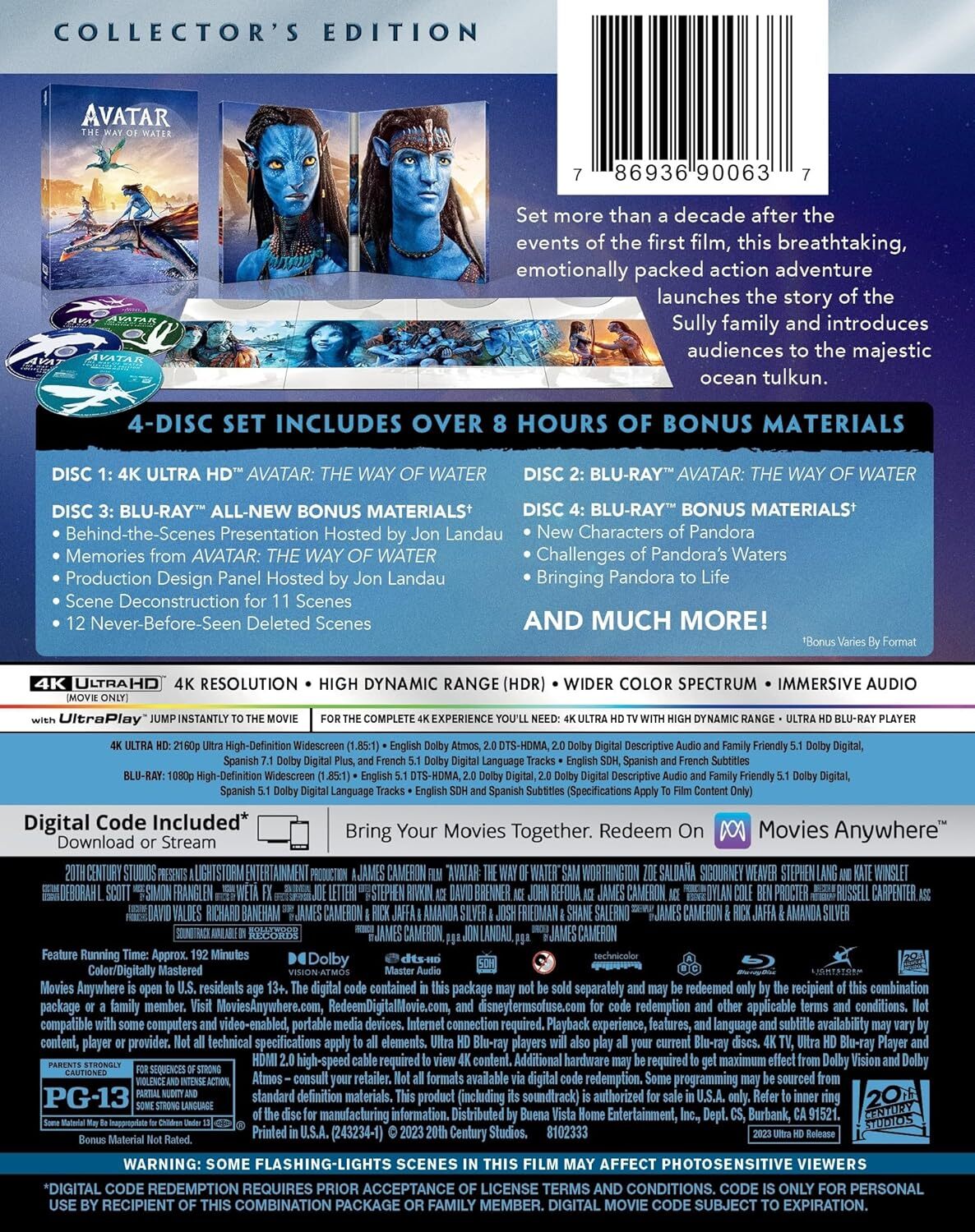 Avatar: The Way of Water Collector's Edition [4K UHD] [US]