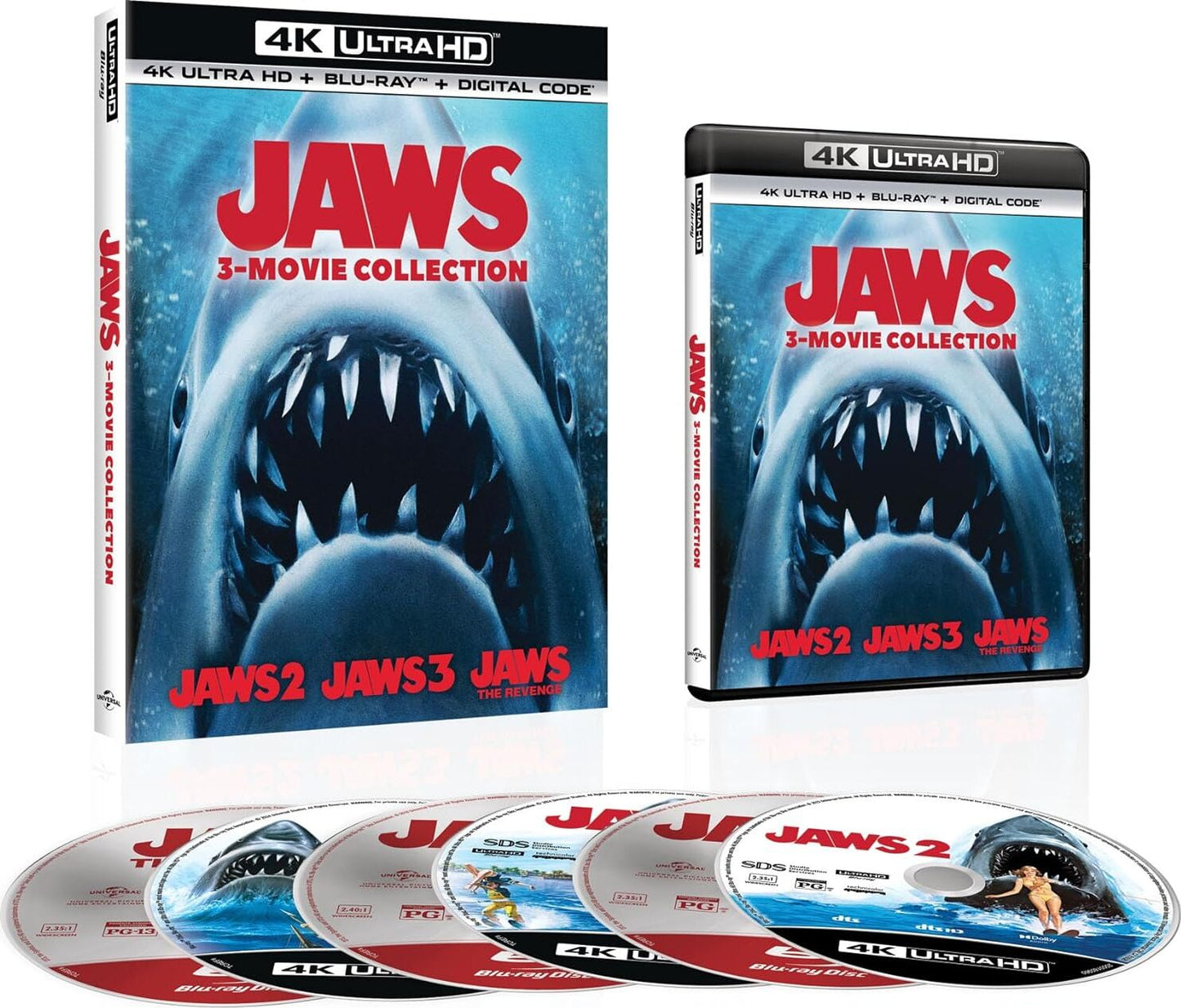 Jaws: 3-Movie Collection [4K UHD] [US]