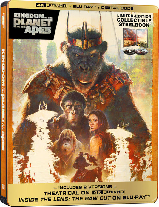 Kingdom of the Planet of the Apes [Steelbook] [4K UHD] [UK]