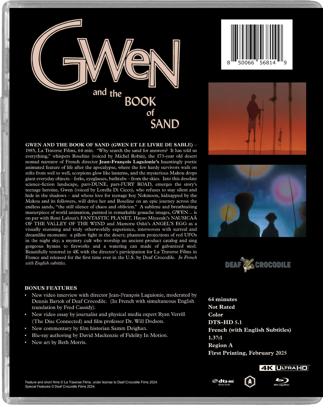 Gwen And The Book Of Sand [4K UHD] [US]