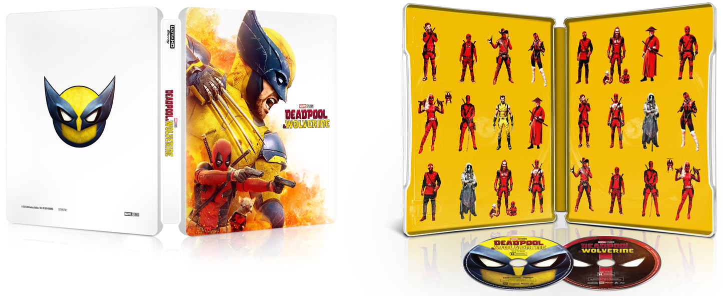 Deadpool & Wolverine (Wolverine Artwork) [Steelbook] [4K UHD] [UK]
