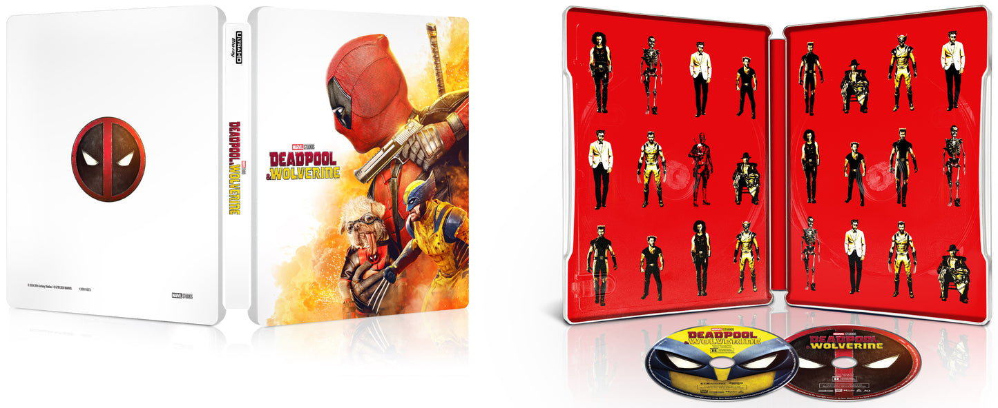 Deadpool & Wolverine (Deadpool Artwork) [Steelbook] [4K UHD] [UK]