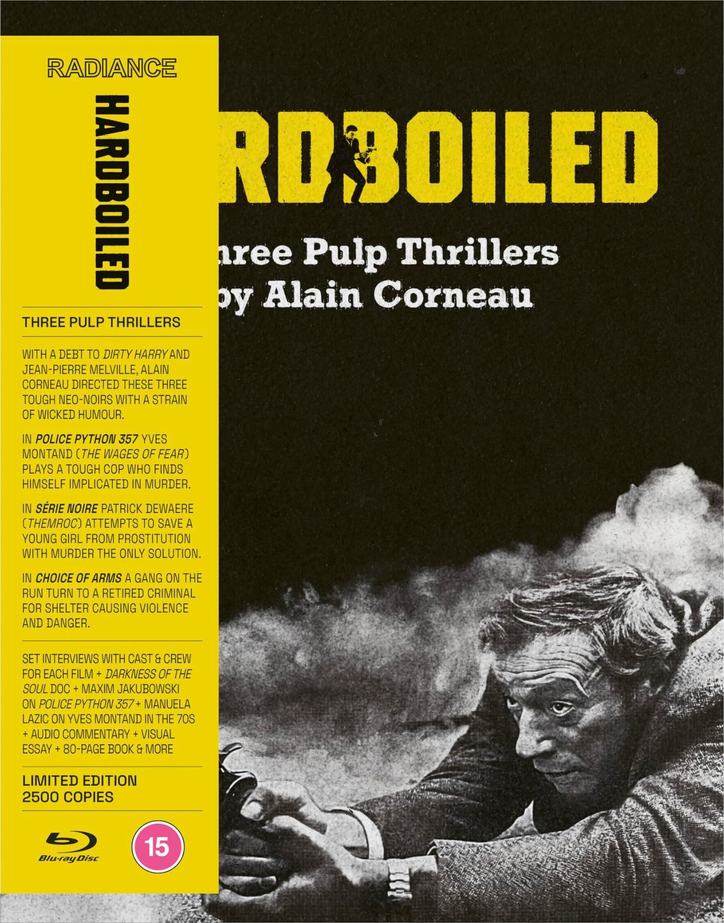 Hardboiled: Three Pulp Thrillers by Alain Corneau (Limited Edition) [Blu-ray] [UK]