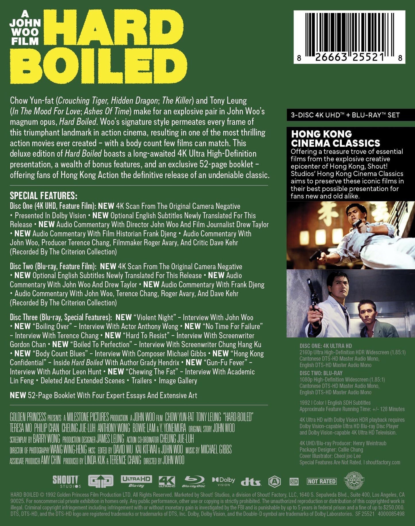 Hard Boiled (Deluxe Edition) [4K UHD] [US]