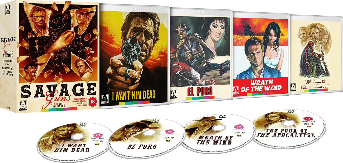 Savage Guns: Four Classic Westerns Vol 3 [Blu-ray] [UK]