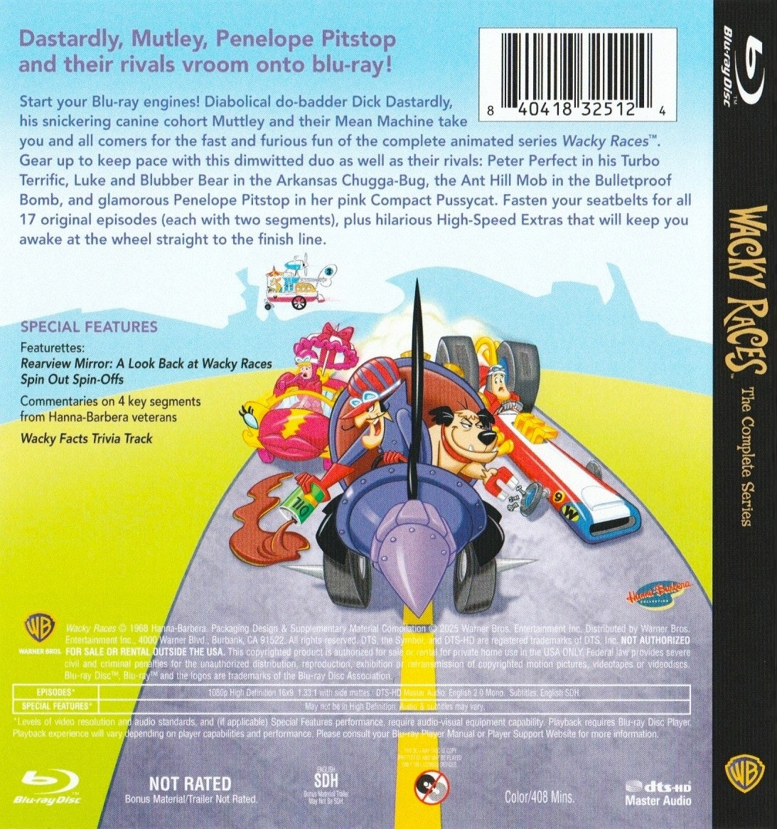 Wacky Races: The Complete Series [Blu-ray] [US]