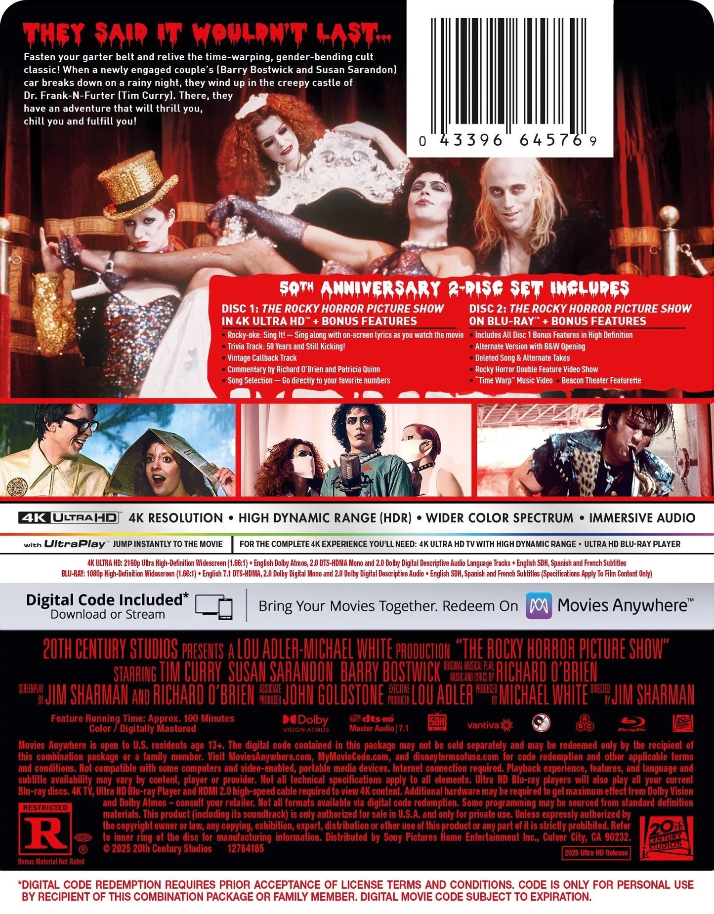 The Rocky Horror Picture Show [Steelbook] [4K UIHD] [US]