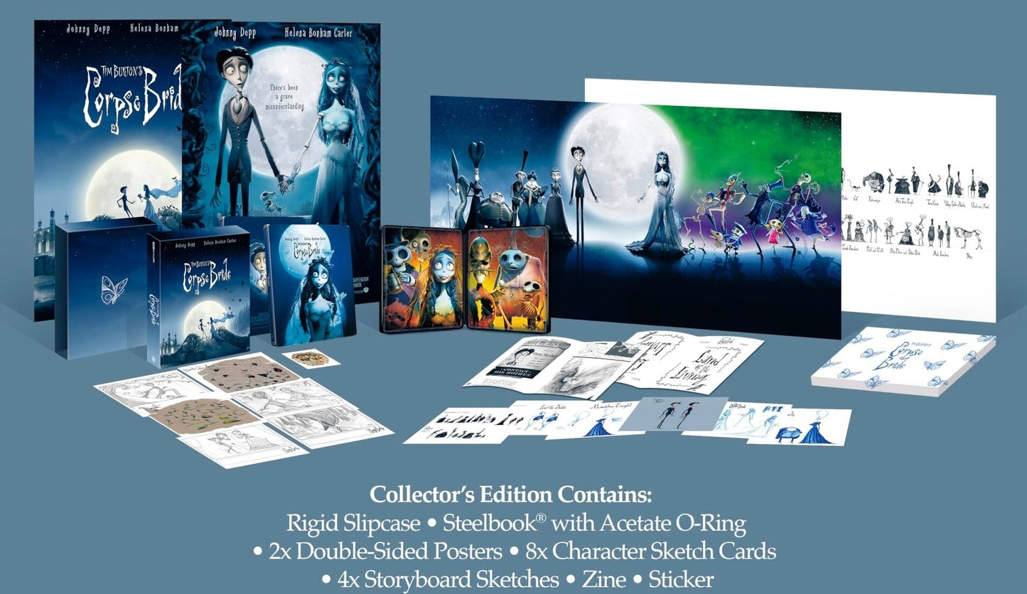 Corpse Bride (Limited Collectors Edition) [Steelbook] [4K UHD] [UK]