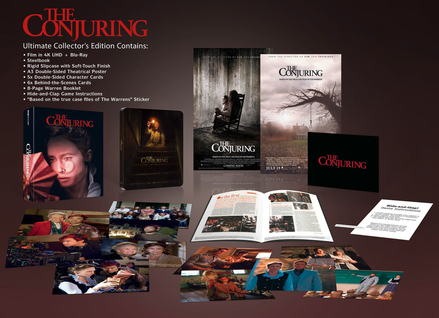 The Conjuring (Limited Collectors Edition) [Steelbook] [4K UHD] [UK]