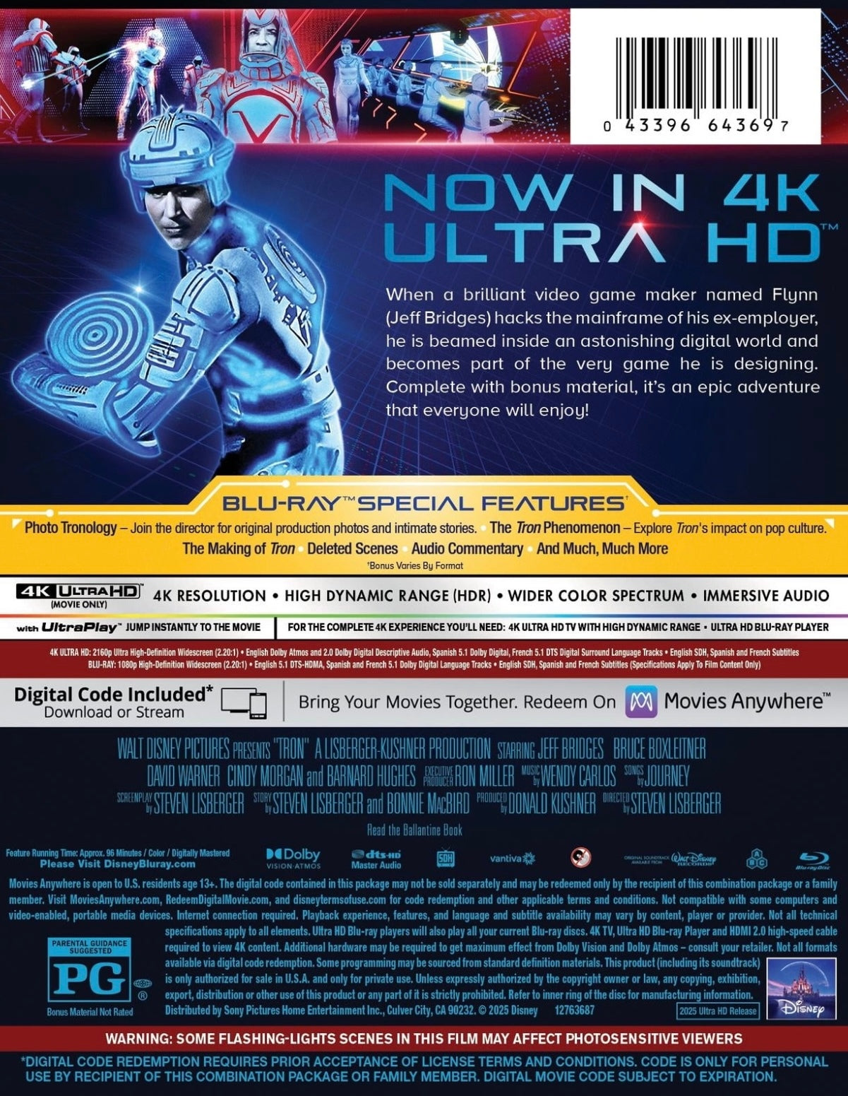 Tron (Limited Edition) [Steelbook] [4K UHD + Blu-ray] [US]