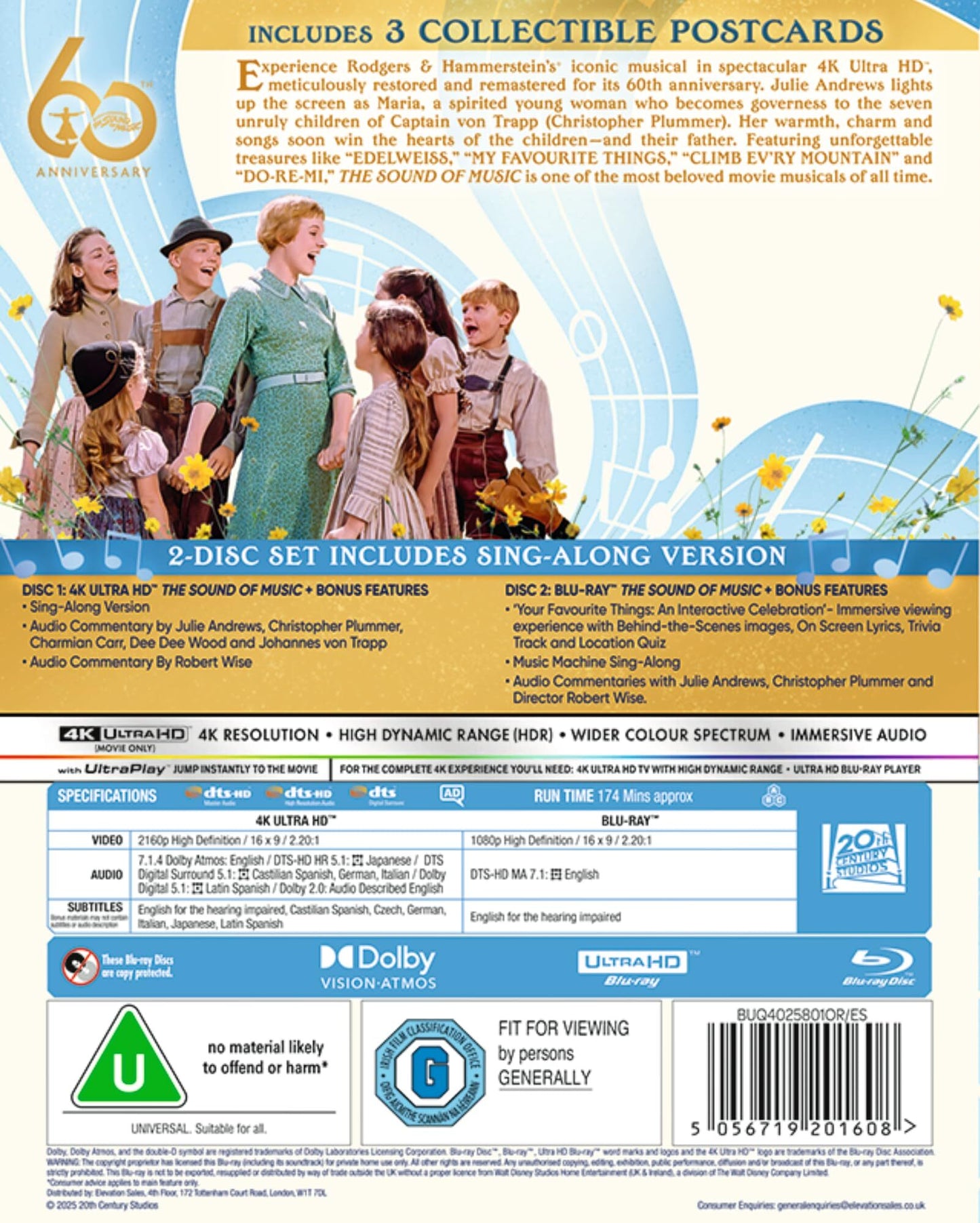 The Sound Of Music [4K UHD + Blu-ray] [UK]