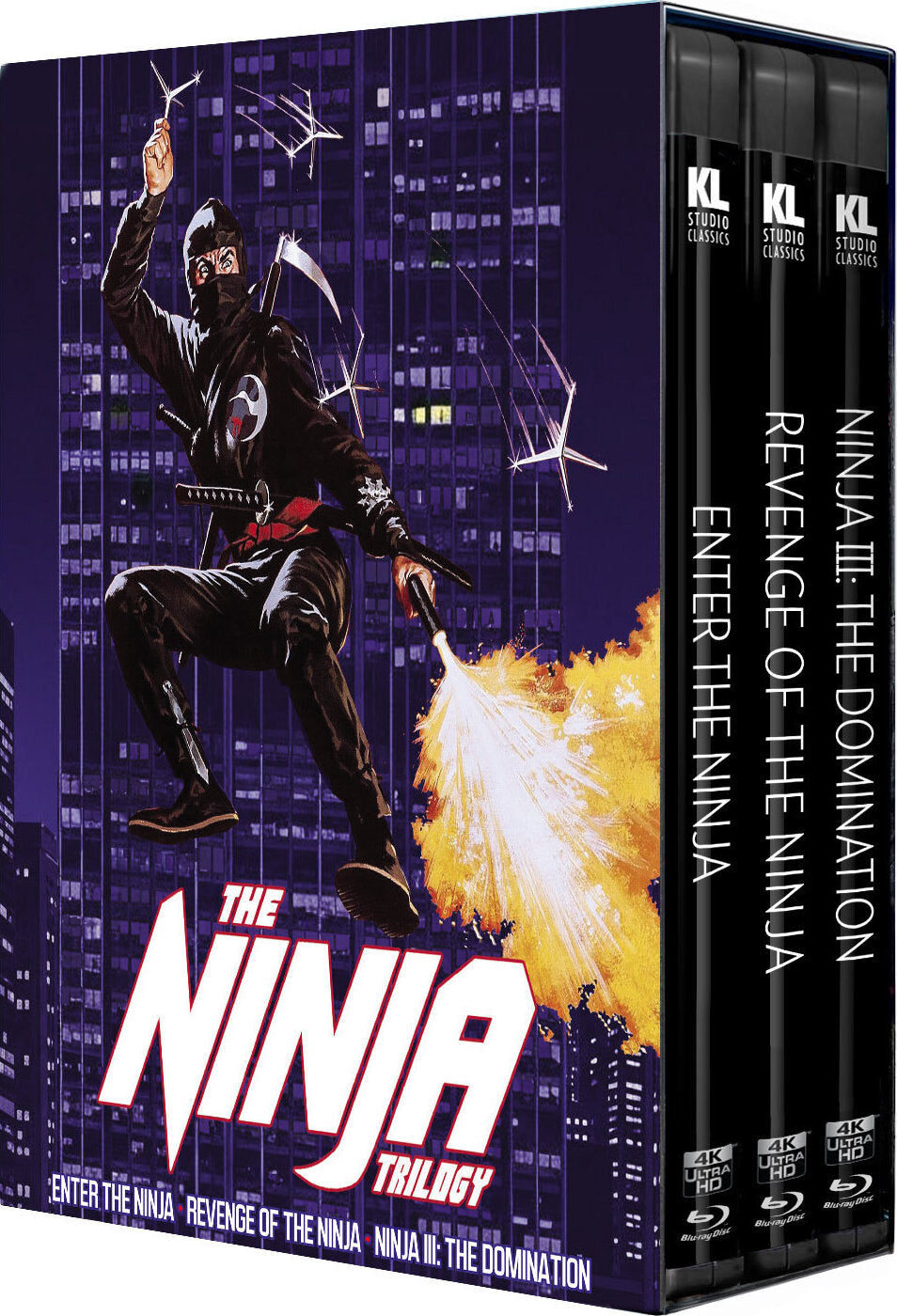 Ninja Trilogy [Enter the Ninja | Revenge of the Ninja | Ninja III: The Domination] [4K UHD] [US]