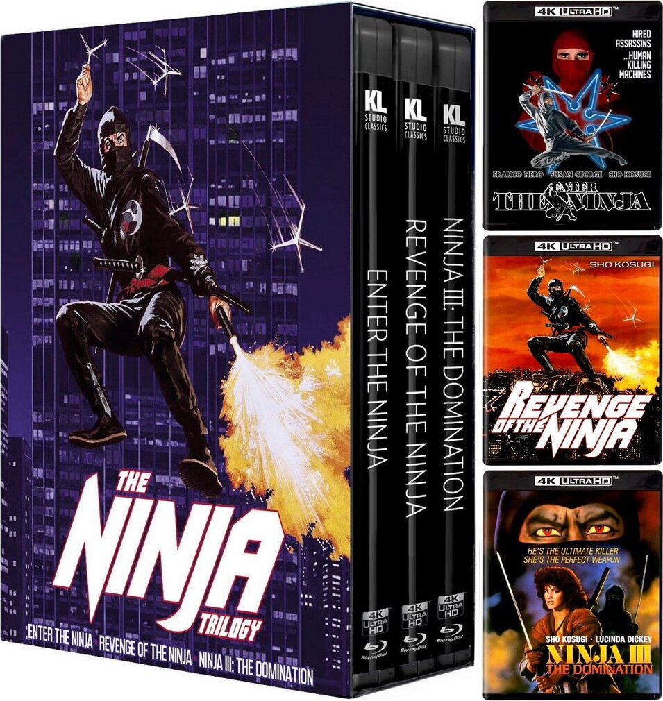 Ninja Trilogy [Enter the Ninja | Revenge of the Ninja | Ninja III: The Domination] [4K UHD] [US]