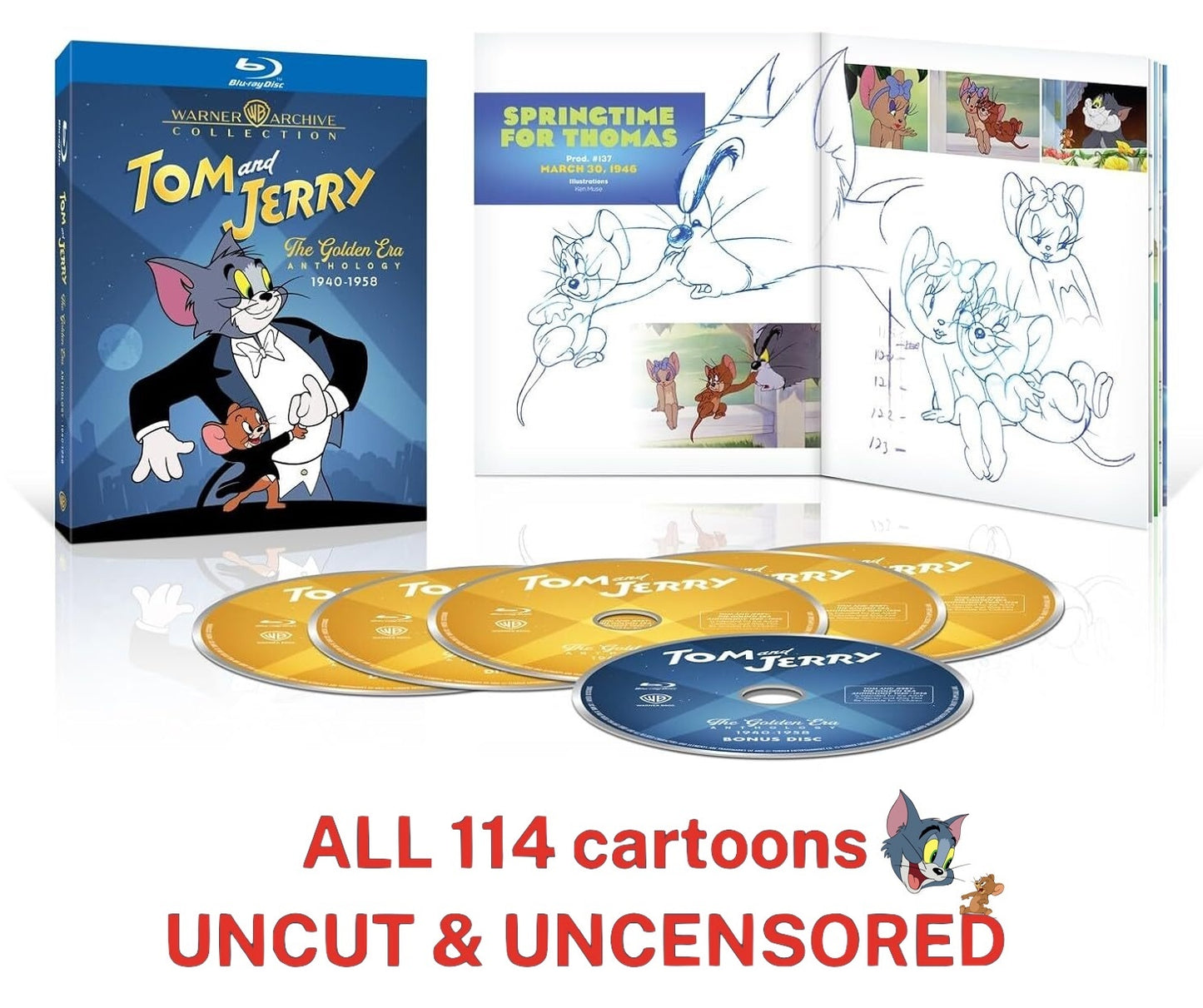 Tom and Jerry: The Golden Era Anthology [Blu-ray] [US]