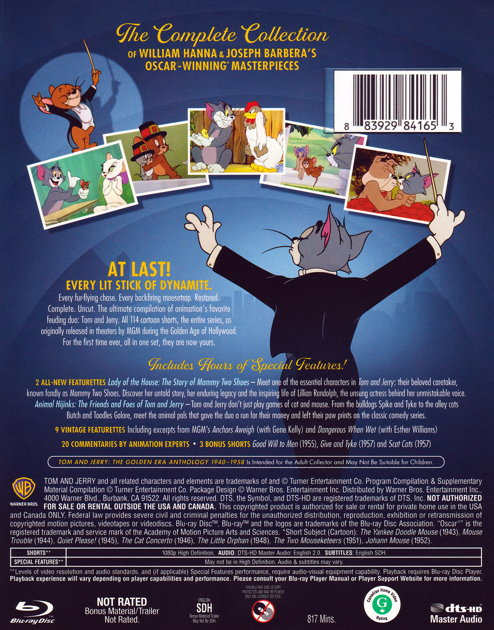 Tom and Jerry: The Golden Era Anthology [Blu-ray] [US]
