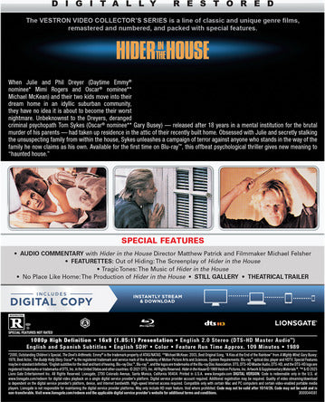 Hider in the House (Lionsgate Limited Exclusive/Vestron Collector's Series) [Blu-ray] [US]