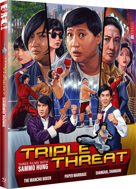 Triple Threat - The Manchu Boxer / Paper Marriage / Shanghai Shanghai (Limited Edition) [Blu-ray] [UK]