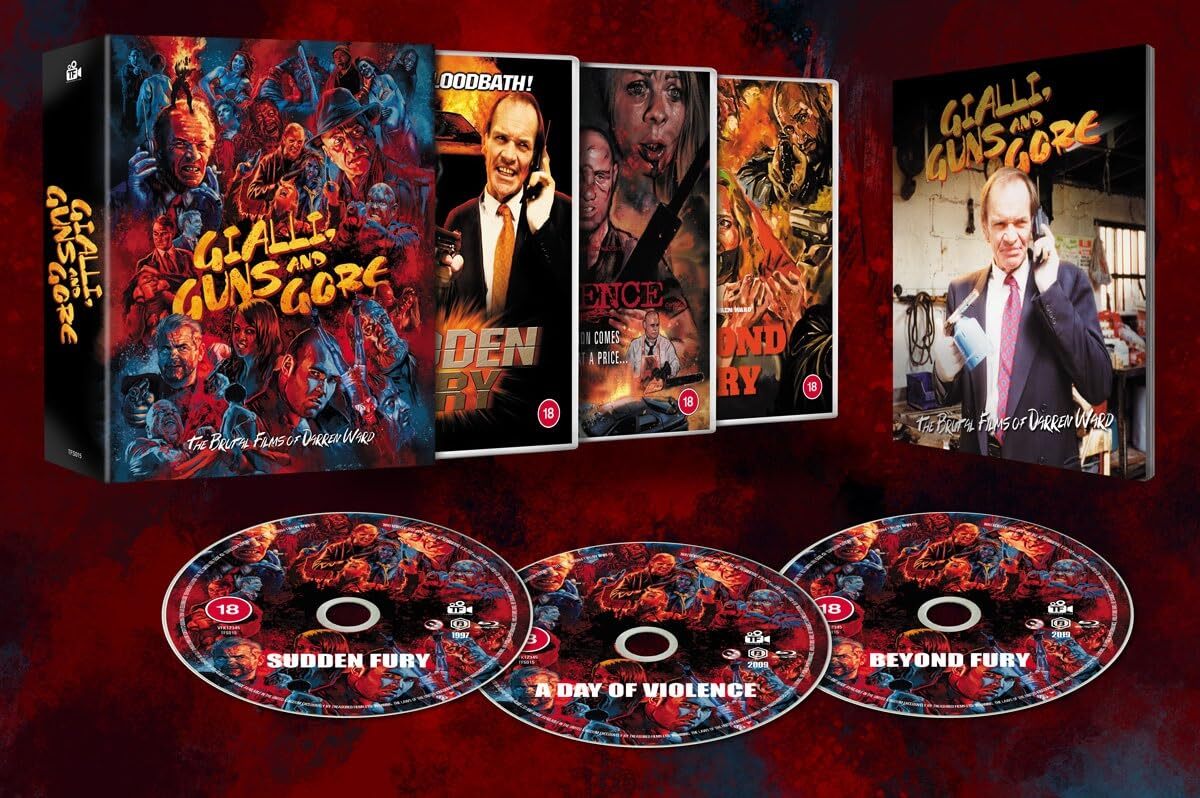Gialli Guns And Gore - The Brutal Films Of Darren Ward (Limited Edition) [Blu-ray] [UK]
