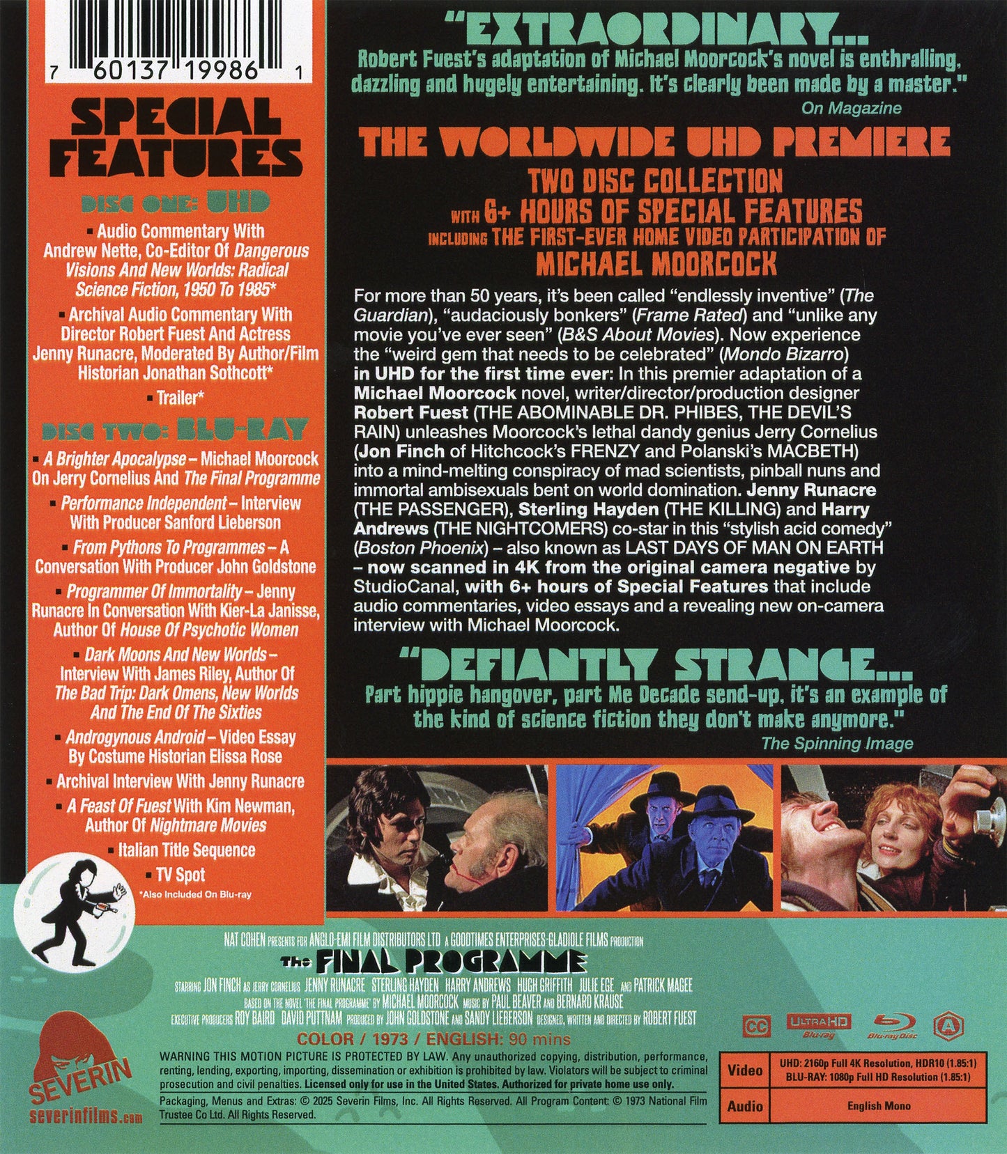 The Final Programme (Limited Edition) [4K UHD] [US]