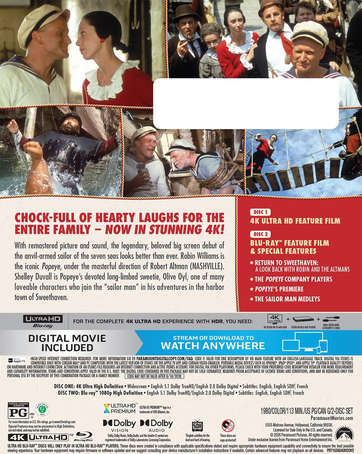 Popeye [4K UHD] [US]