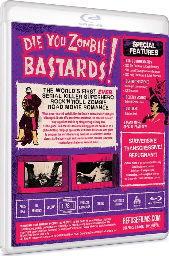 Die You Zombie Bastards! [Blu-ray] [UK]