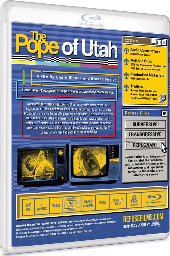 The Pope of Utah [Blu-ray] [UK]