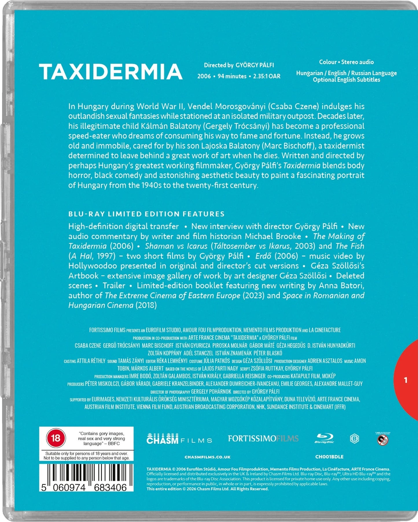 Taxidermia (Limited Edition) [Blu-ray] [UK]