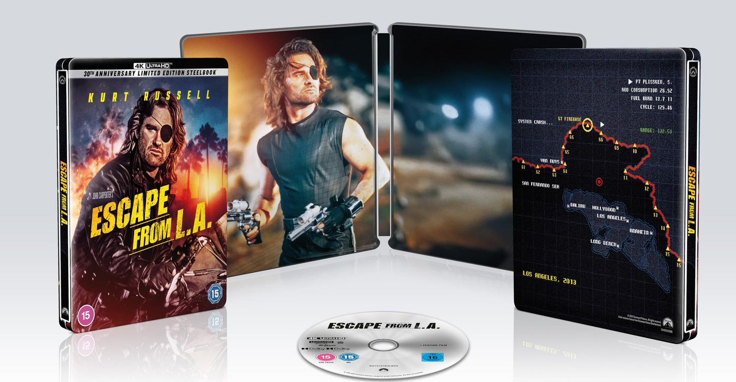 Escape From L.A. (Limited Edition) [Steelbook] [4K UHD] [UK]
