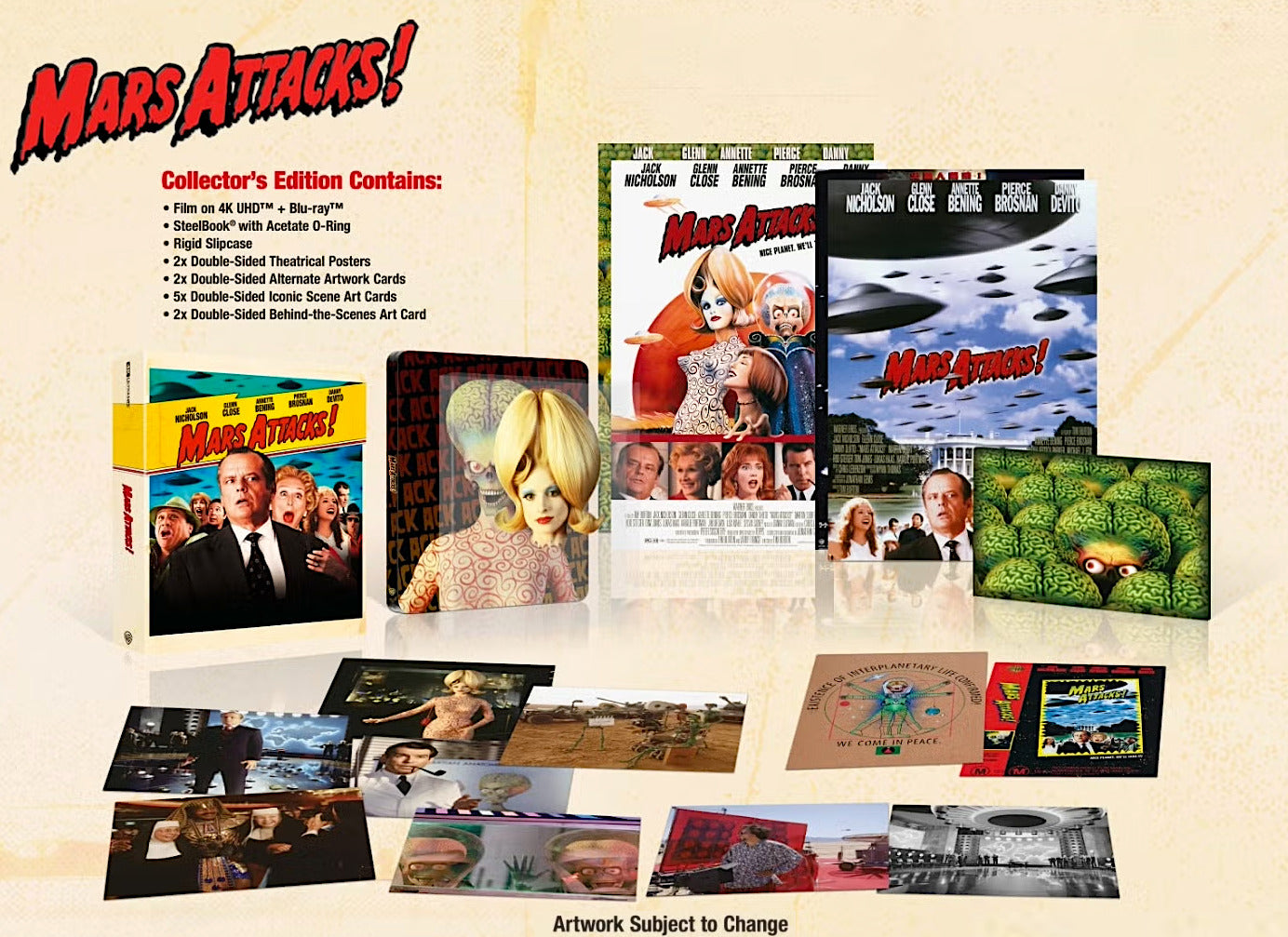 Mars Attacks (Limited Collectors Edition) [4K UHD] [UK]