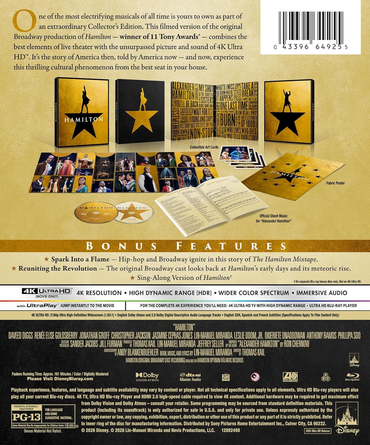 Hamilton (Limited Edition) [4K UHD] [US]