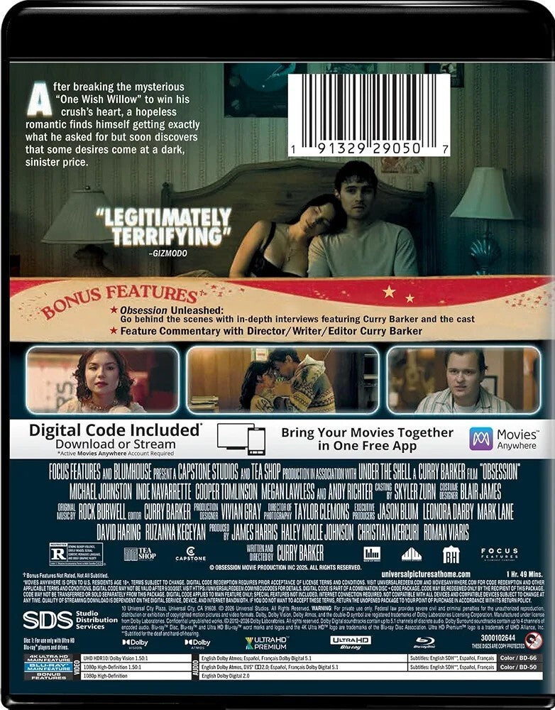 Obsession (Collector's Edition) [4K UHD] [US]