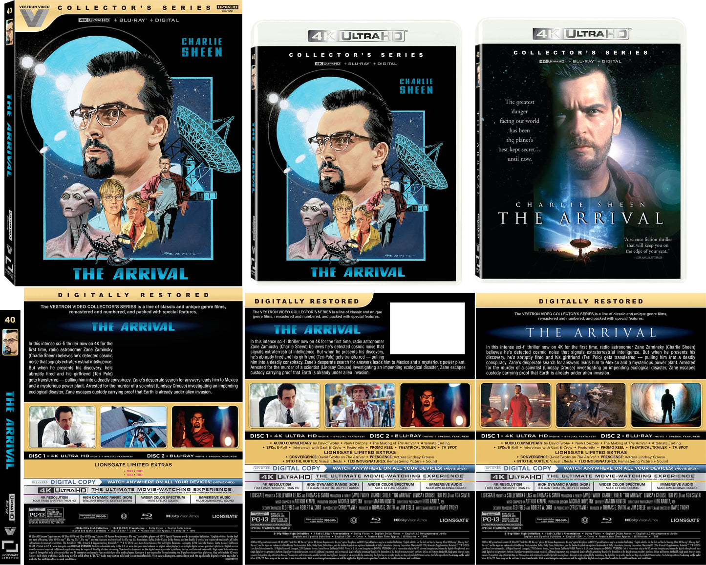 The Arrival (Lionsgate Limited Exclusive/Vestron Collector's Series) [4K UHD] [US]