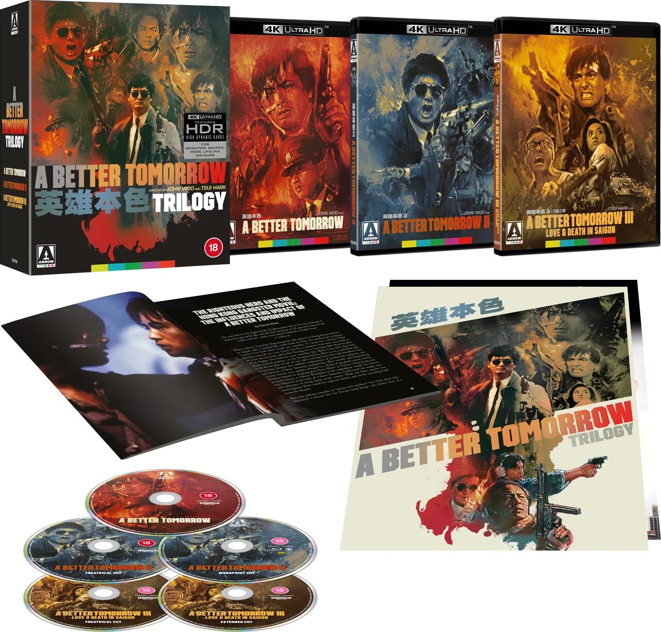A Better Tomorrow Trilogy (Limited Edition) [4K UHD] [UK]