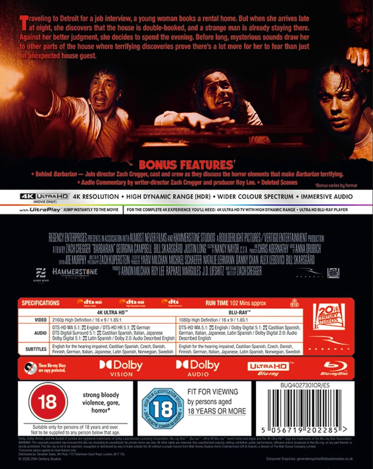 Barbarian [4K UHD] [UK]