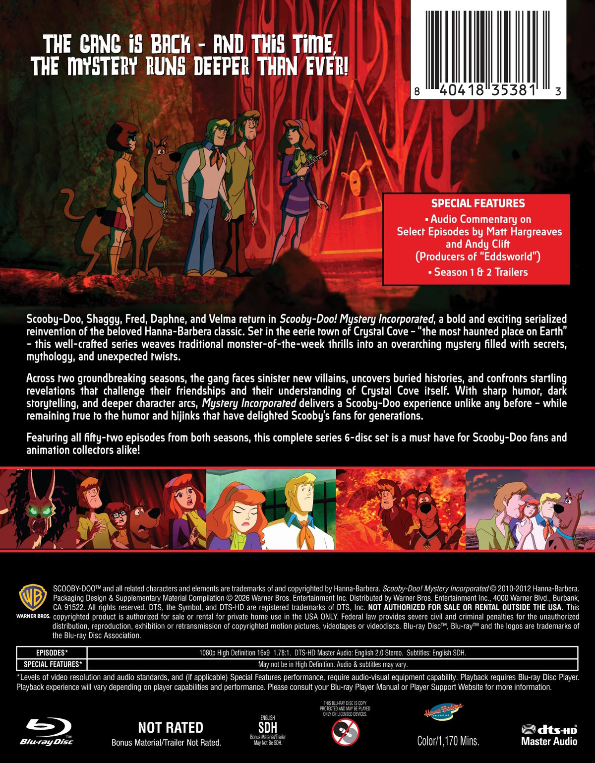 Scooby-Doo! Mystery Incorporated: The Complete Series [Blu-ray] [US]