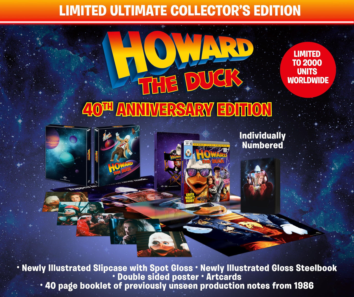 Howard the Duck (Limited Ultimate Collector's Edition) [Steelbook] [4K UHD] [UK]