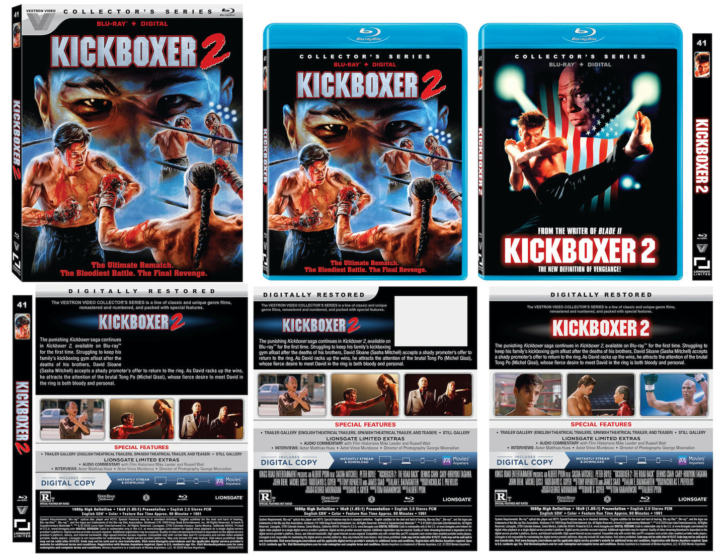 Kickboxer 2 (Lionsgate Limited Exclusive/Vestron Collector's Series) [Blu-ray] [US]