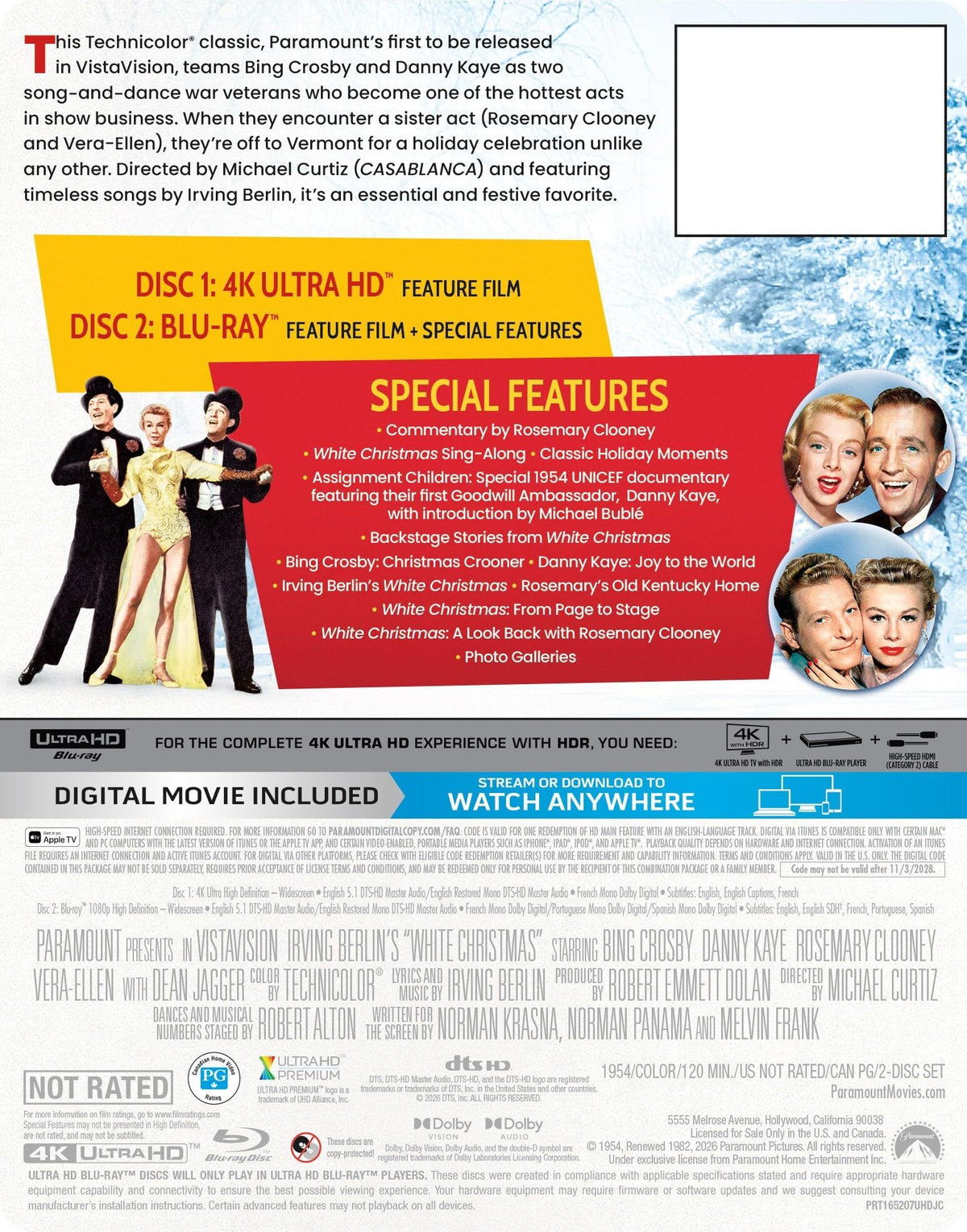 White Christmas [Steelbook] [4K UHD] [US]