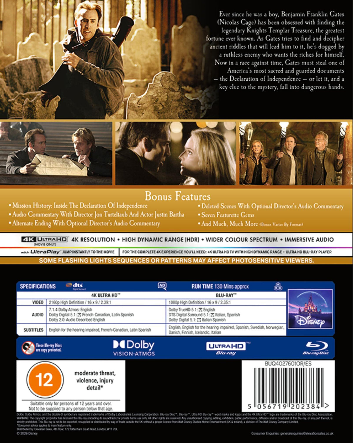 National Treasure [4K UHD] [UK]