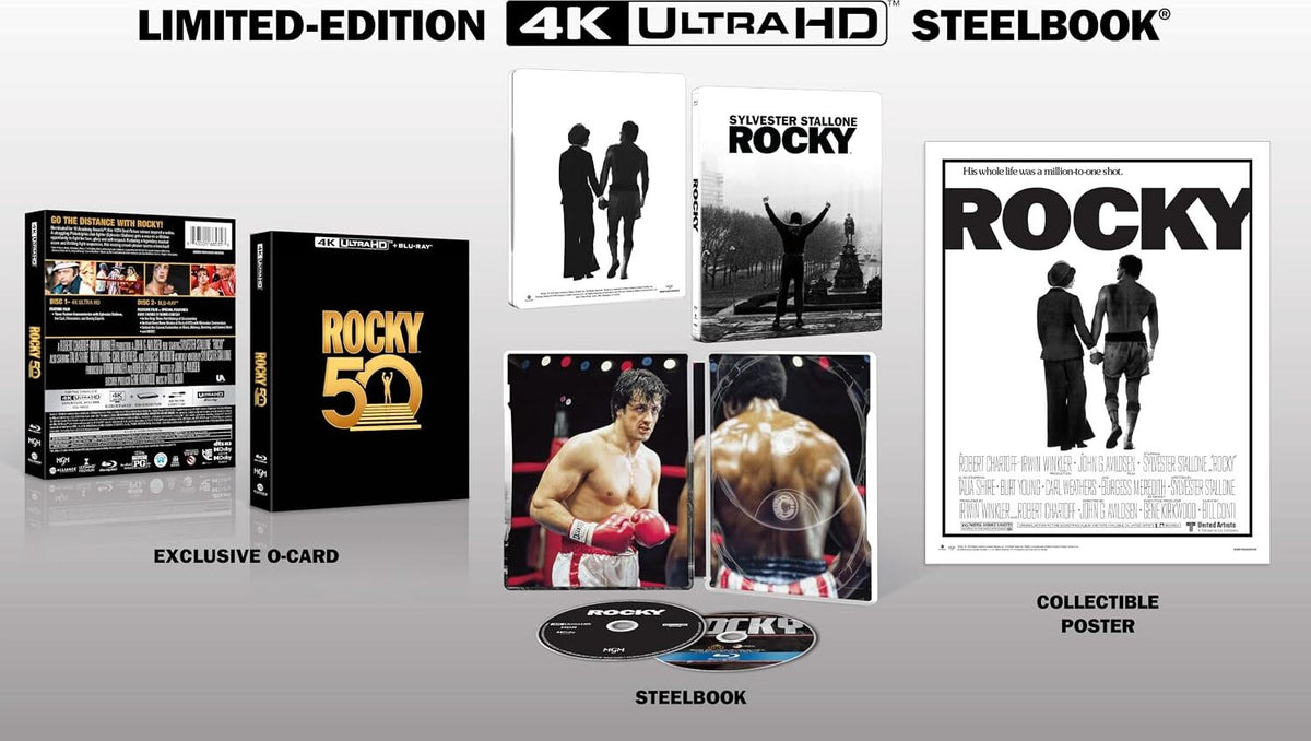 Rocky (50th Anniversary Edition) [Steelbook] [4K UHD] [US]