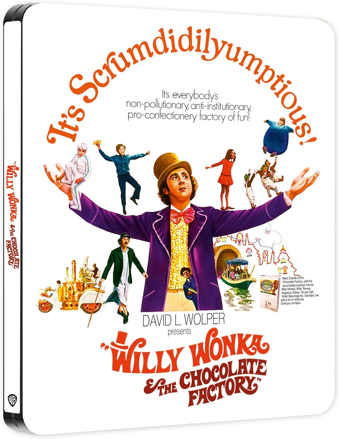 Willy Wonka and The Chocolate Factory Limited Edition [Steelbook] [4K UHD] [UK]