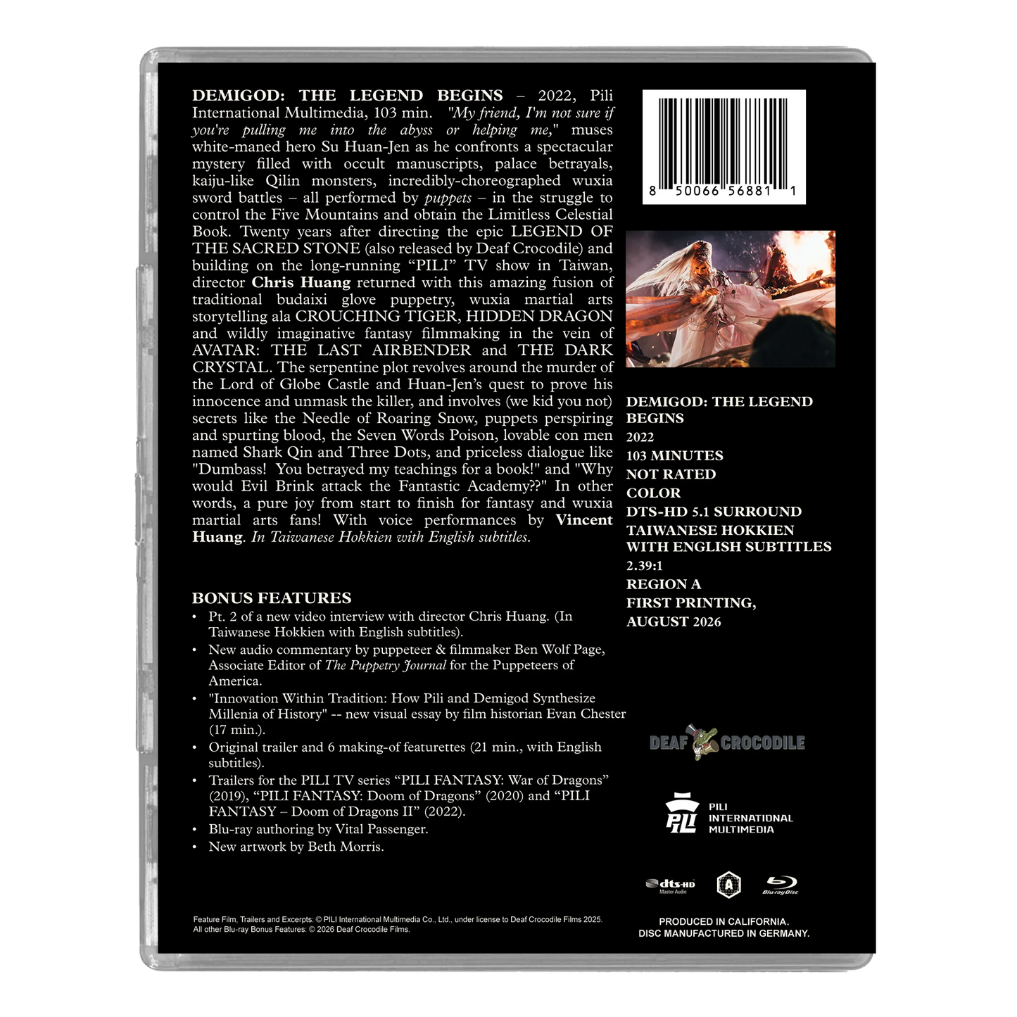 Demigod: the Legend Begins (Limited Slipcover Edition) [Blu-ray] [US]